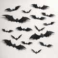 Stick-On Bats — 14 Piece Wall Set