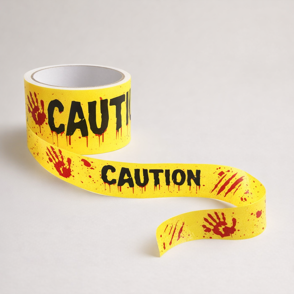 Caution Tape — Halloween Bloody Barrier Tape